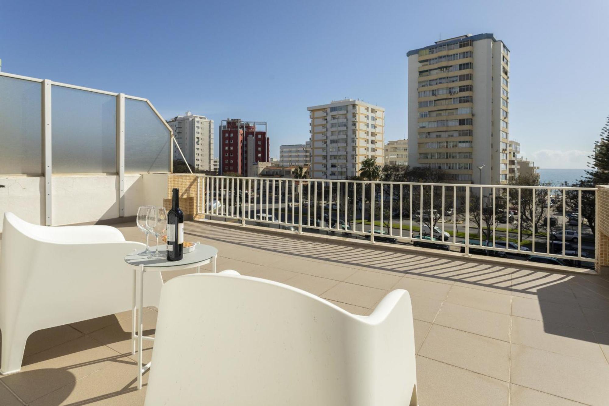 New! Quarteira Sea View Apartment Exterior foto